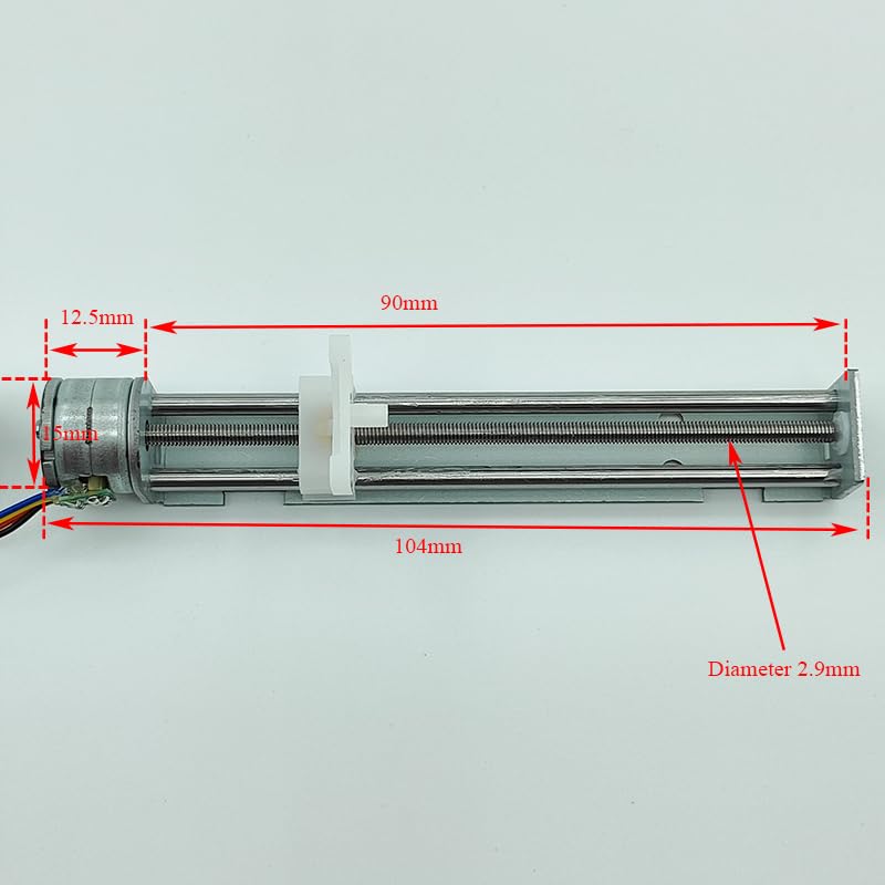 Démarreur électronique Pas à pas 80 mm biphasé avec course de 15 mm