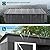 DWVO Outdoor Storage Shed 5x3FT, Heavy Duty Metal Tool Sheds Storage House with Lockable Door & Air Vent for Garden, Patio, Lawn to Store Bikes, Trash Bins, Tools, Lawnmowers, Dark Gray
