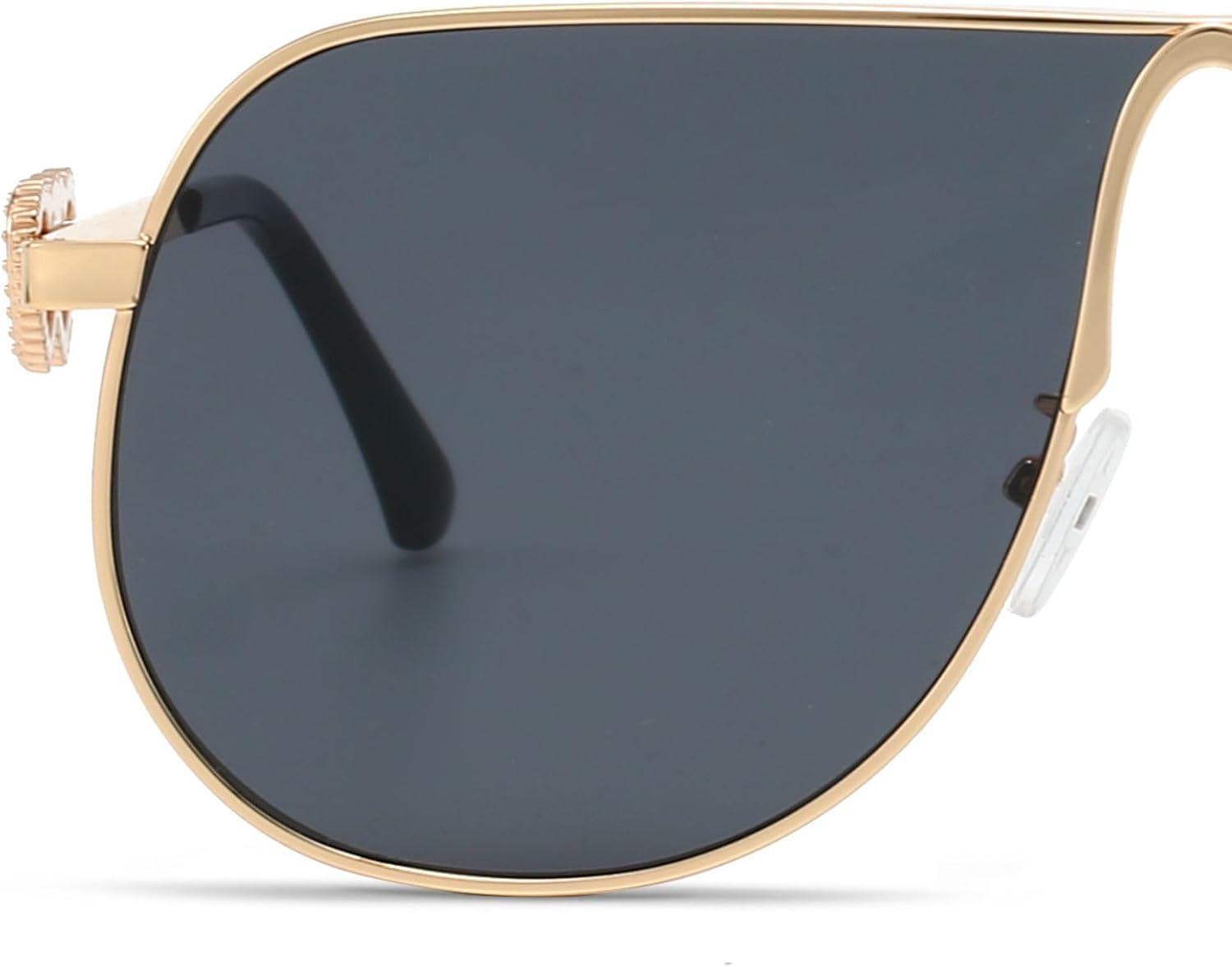 Xpectrum Oversized Retro Aviator Sunglasses Womens Vintage 70s 80s Sun Glasses Trendy Square Aviators - Image 2