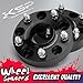 KSP 5X5.5 Wheel Spacers for Ram 1500, 1.5(38mm) 5x139.7mm to 5x139.7mm Hub Centric & 5 Lug Forged Wheel Spacers, Hub Bore 77.8mm Thread Pitch M14X1.5 for 2012-18 Dodge Ram 1500, Package of 4Pcs Black