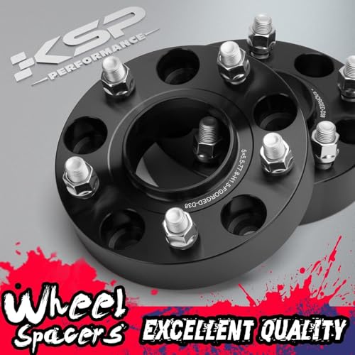 Image of KSP 5X5.5 Ram 1500 Wheel Spacer for Dodge Ram 1500 2012-2018, M14x1.5 Stud