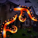 8.5ft Halloween Inflatables Octopus Tentacle Outdoor Window and Yard Decorations, Octopus Legs with Build-in LEDs, Animated Halloween Front Door Window Roof Prop, Halloween Party Blow up Decor(1pcs)
