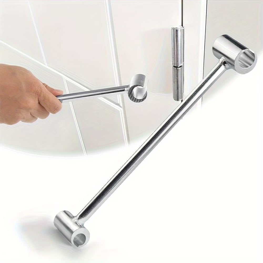 Hinges Gap Adjusting Wrench, Door Hinge Repair Tool, Heavy Duty Hinges Gap Adjusting Wrench, Door Hinge Adjustment Toolhand Tools Adjustable for Round Bolt Flag Hinge (14mm-19mm)
