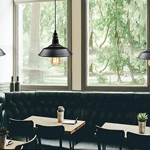 Candelabro de hierro retro negro ajustable de 1 luz para isla de cocina 4
