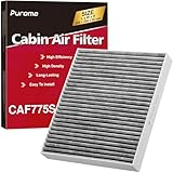 Puroma Cabin Air Filter with Activated Carbon, Replacement for CF10775, Buick Allure, Cascada, Encore, Lacrosse, Regal, Verano, Cadillac ELR, SRX, Chevrolet Cruze, Malibu, Orlando, Sonic, Spark, Saab