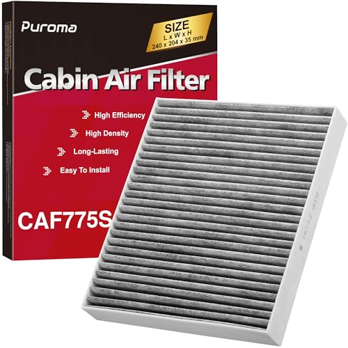 Puroma Cabin Air Filter with Activated Carbon, Replacement for CF10775, Buick Allure, Cascada,...