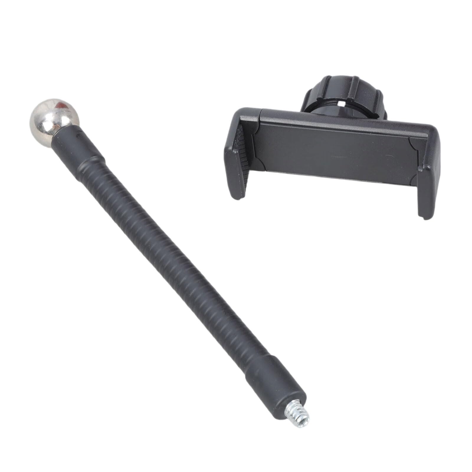 Hsioluted Clip Flexible Hose Smartphone Bracket with 1/4 Screw Mount for Tripod Monopod Mount Holder Clamp Phone Clamp for Camera Systems