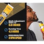 The Cut Buddy Clipper & Grooming Set, Cordless Hair & Beard Trimmer with 7 Guards, Titanium Blades, Waterproof, Beginner-Friendly Kit - Image 4