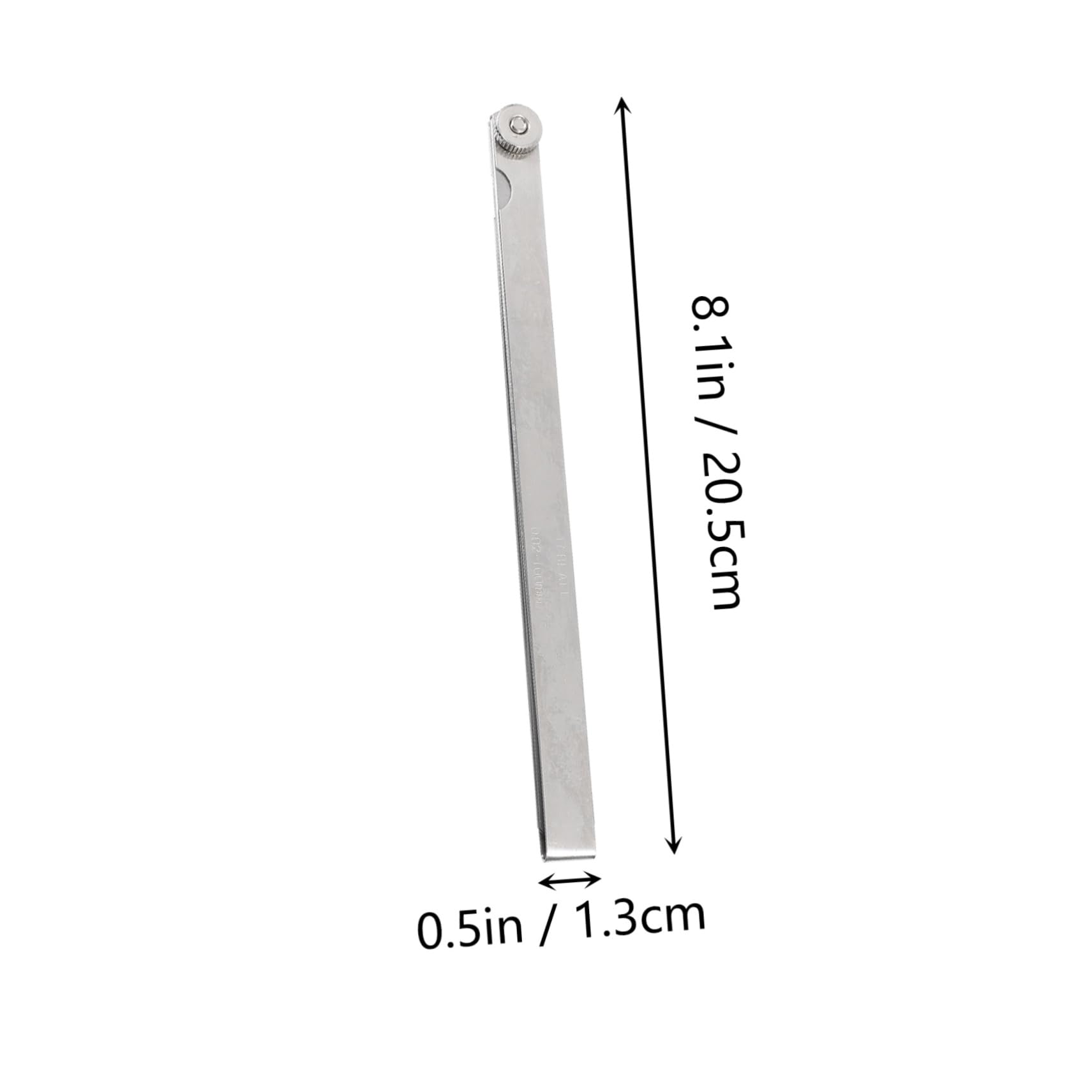 Unomor Feeler Gauge Set Precision Measuring Tool for Gap Width Gauge 2 Marked Thickness Gauge