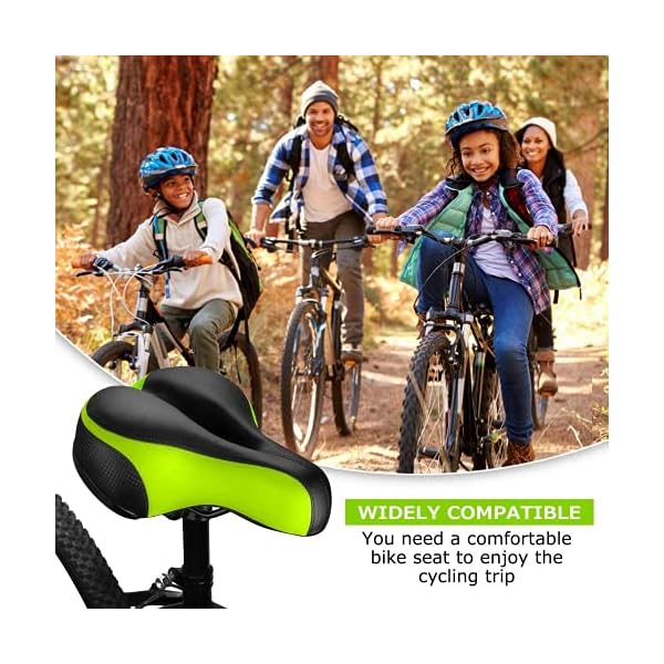 Lushforest Bike Seat, Most Comfortable Bicycle Seat Dual Shock