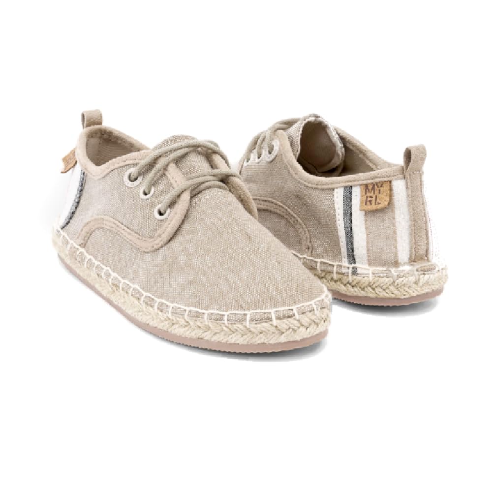 Mayoral - Alpargata lacci bambino lino beige - 682 per: bambini