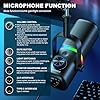 Aokeo Microphone for PC With mic arm, AK-10 USB/XLR Dynamic Desktop Microphone for Gaming,Podcast,Streaming with RGB Light,Volume Control,Mute Button,Noise Reduction #1