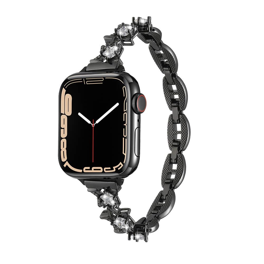 Zore Apple İle Uyumlu Watch 38mm/40mm KRD-104 Metal Kordon Siyah