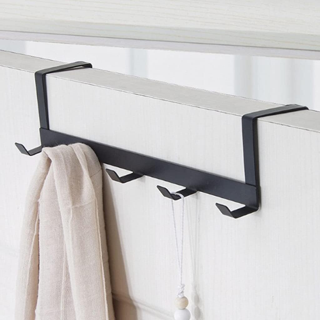 Hooks Over The Door 5 Home Bathroom Organizer Rack Clothes Coat Hat Towel Hanger New Kitchen Accessories