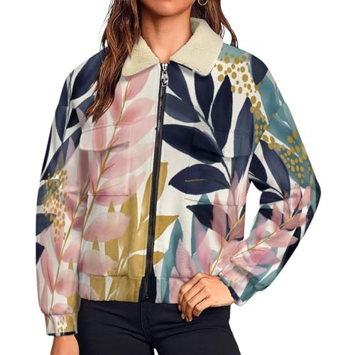 Manteau zippé en peluche ample chaude contre le froid hivernal