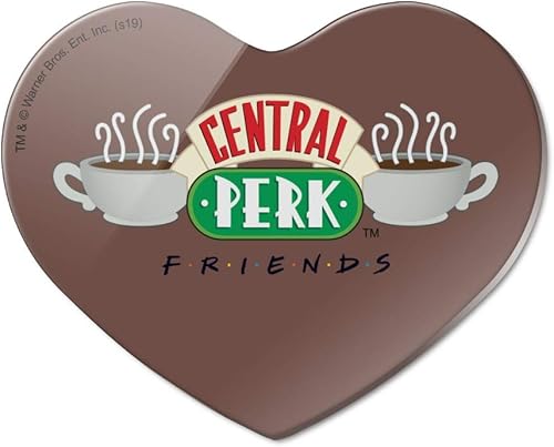 Friends Central Perk Logo Heart Acrylic Nevera Imán