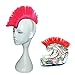Namecute Skinhead Pink Wig Punk Helmet Mohawk Wig Costumes Hairpiece