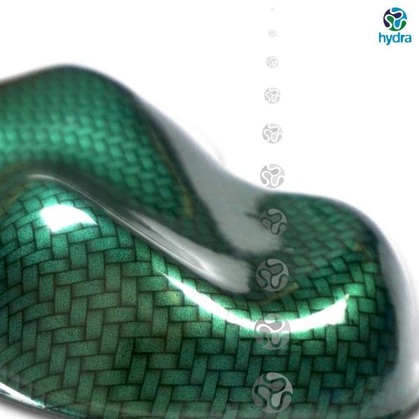 Pellicola Idrografica Cubicatura Hydrographics Hydrodipping Attivatore Activator Kit cromo-carbonio. Dimensioni: Larghezza: 100 cm. Lunghezza: 200 cm (HCC-002)