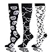 HLTPRO Compression Socks (20-30 mmHg) for Men & Women -3/6 Pairs Best Stockings for Running,Traveling, Shin Splints, Nurse, Athletic and Pregnancy