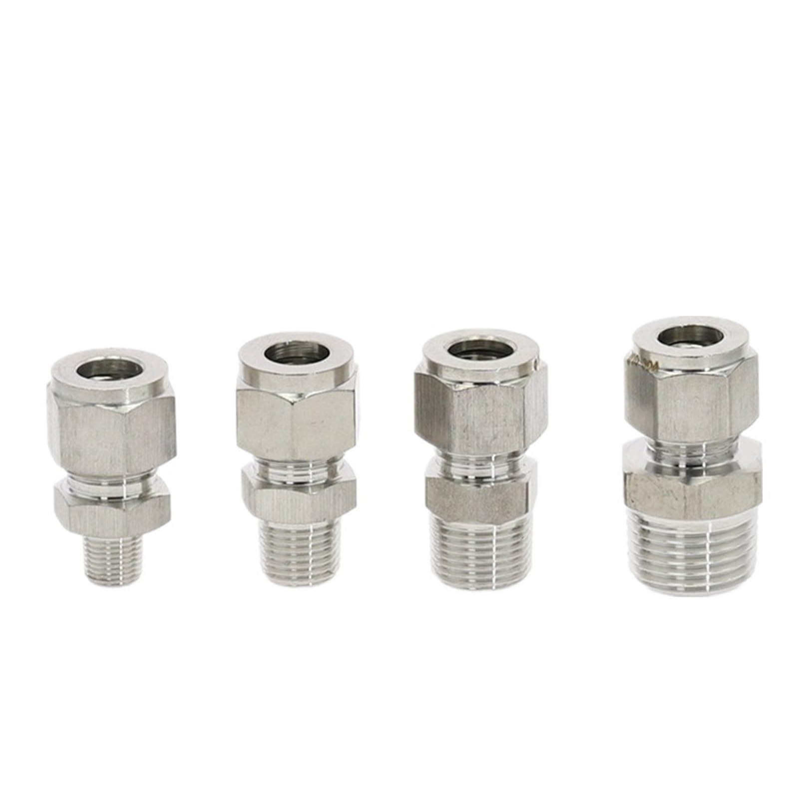 Racor de acero inoxidable 304 de alta resistencia NPT 1/8 para tubos de 3mm a 12mm