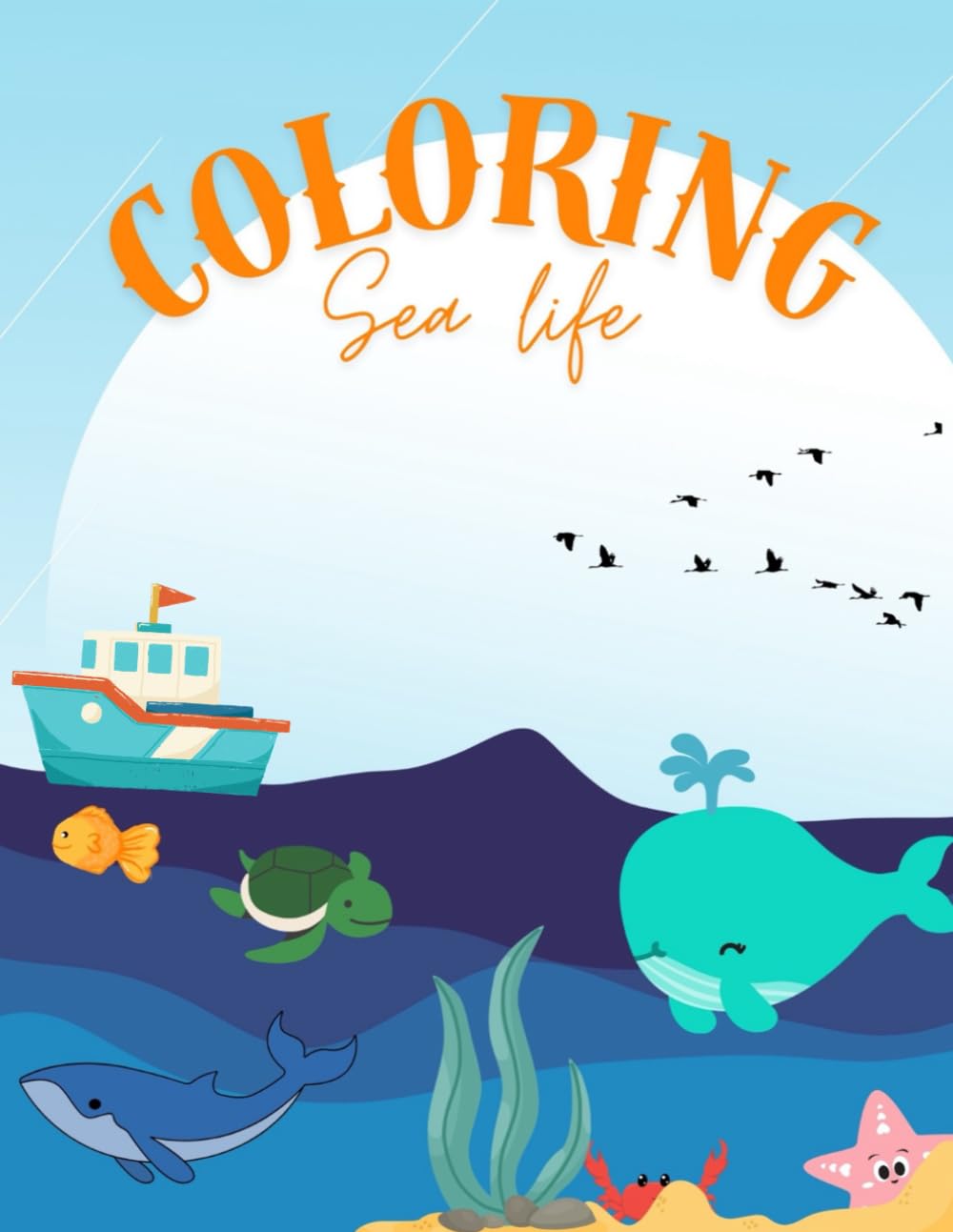 Coloring Book: Sea life