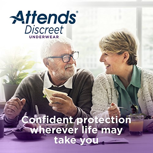 Attends Overnight Underwear For Adult Incontinence Care With Confidencecuff™ Protection, Overnight Absorbency, Unisex, Large, 14 Count (X4) #TOP5