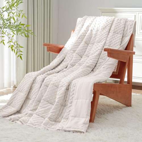 Image of Uttermara Cooling Weighted Blanket for Adults, 15 lbs Queen Size 60 inch x 80 inch