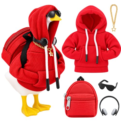 5 PCS Desk Goose Accessories - Clothing, Backpack, Headset for 7" Goose