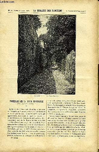 LA SEMAINE DES FAMILLES 37EME ANNEE N°14 - PROMENADE SUR LA BUTTE MONTMARTRE DE E. VALVILLE, LE NIAGARA DE L'ABBE LACROIX, UN HOMME HEUREUX DE EMILE CHAMPAGNE, LES SALONS DE 1895 DE E. TROGAN, UN CRI DE GUERRE DE C. DE L'HOMERANGE