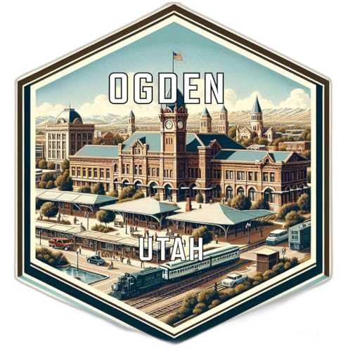 Ogden Utah Travel Destination Souvenir Vinyl Decal Sticker 2-Inch Ogden Utah Travel Destination Souvenir Vinyl Decal Sticker 2-Inch