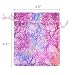 Marrywindix 100pcs Organza Drawstring Pouches Jewelry bags, Candy Pouch Chocorate Pouch Party Wedding Favor Gift Bag (Colorful)