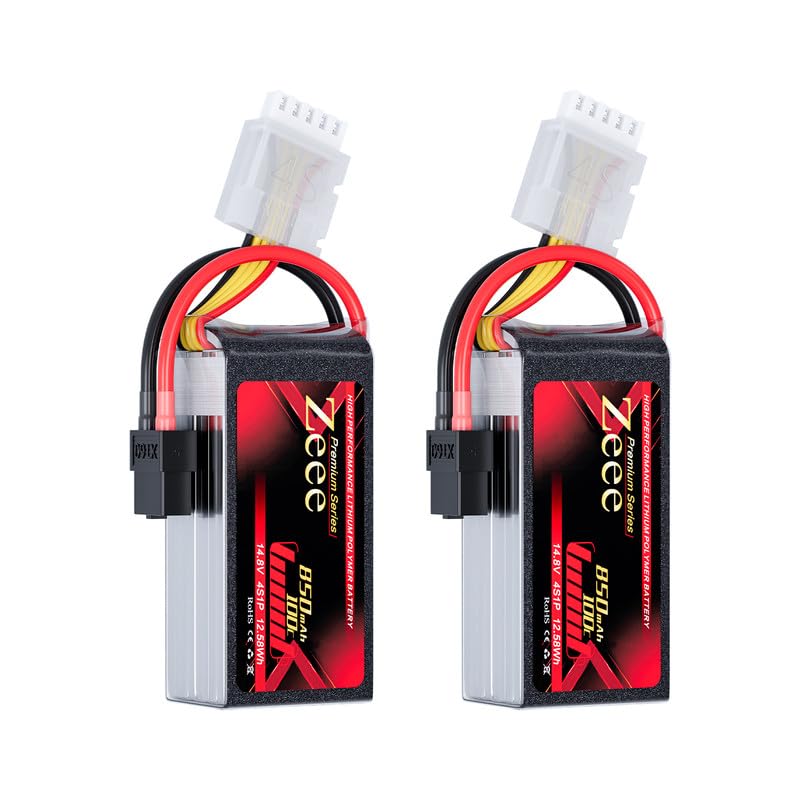 Amazon.com: Zeee Premium Series 4S Lipo Battery 850mAh 14.8V 100C