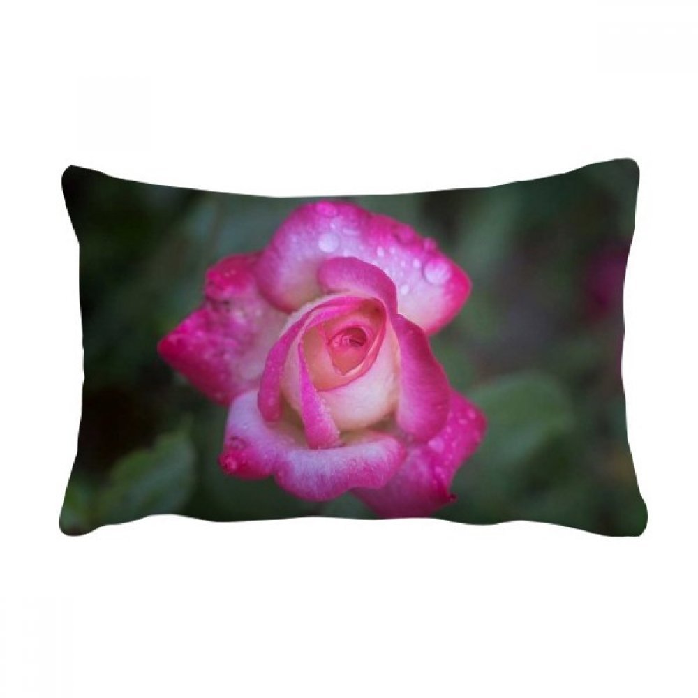 Coussin de luxe fleurs de rose avec insert haut de gamme de 40x60 cm