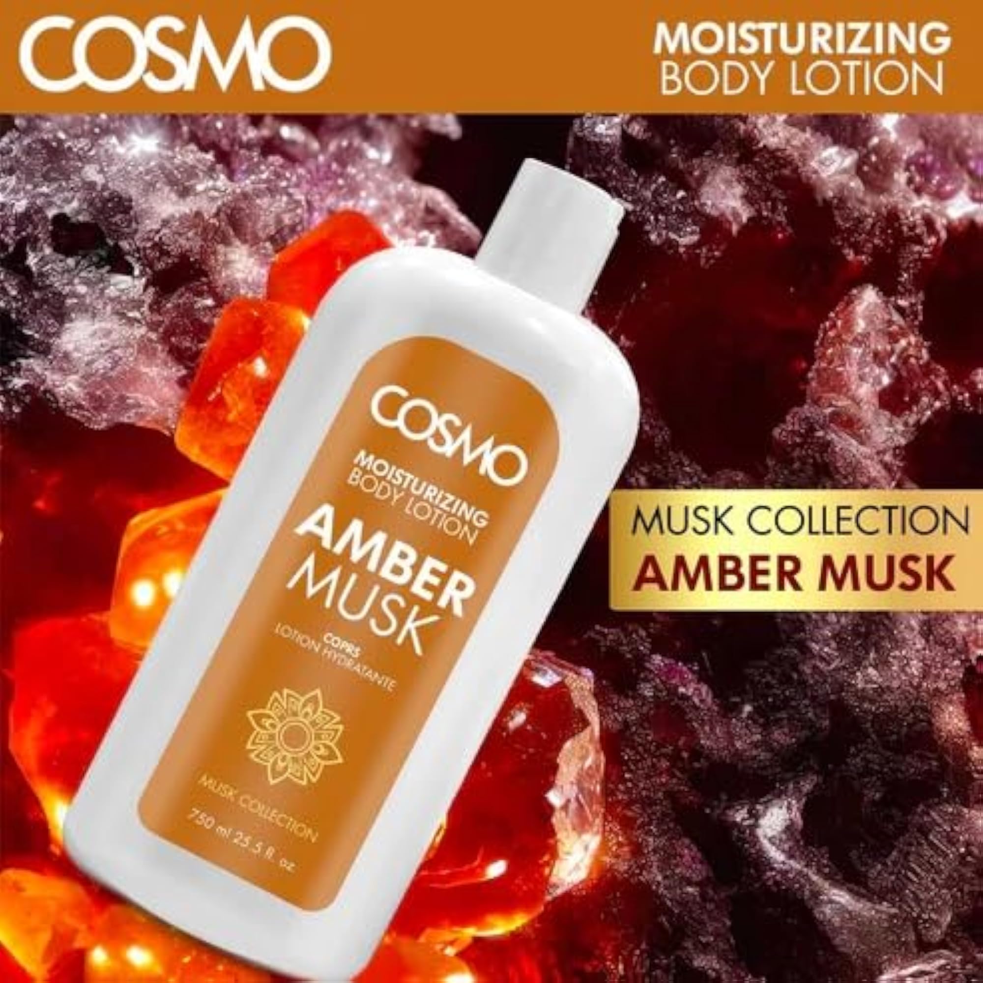 Musk Collection Moisturizing Body Lotion 750ml, For Men & Women
