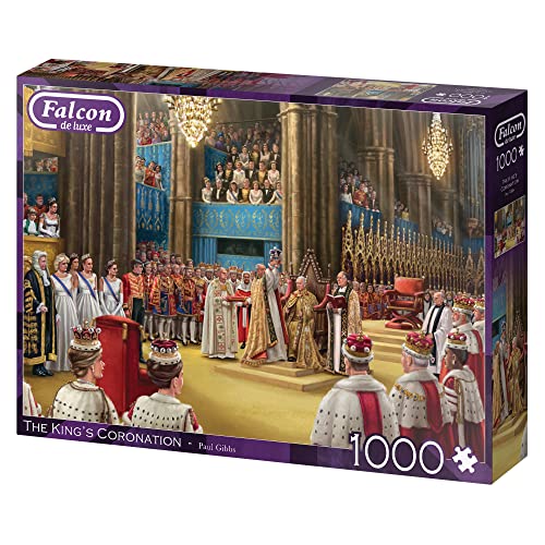 Jumbo, Falcon de luxe - The King's Coronation, Jigsaw Puzzle for Adults 1,000 piece, Vibrant Colors, 68 x 49 cm - Image 4