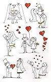 aufkleber hochzeitspost Tolle Designs: entzückende, liebevoll gestaltete Hochzeitssticker verzaubern sowohl Hochzeitsgäste als auch das Hochzeitspaar zum Fest der Liebe.