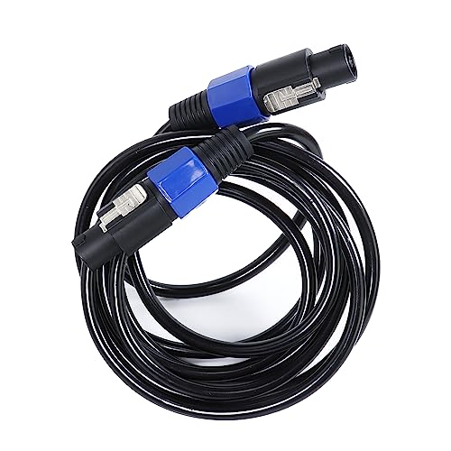 Sonoreboom Professional Speakon Male To Speakon Male Cable Speaker Wire With Twist Lock 2 Conductor Audio Amplifier Cord For Dj Stage Studio Ktv Bar Mixer Concert Public Broadcasting (10 Feet, 1Pc) #TOP3