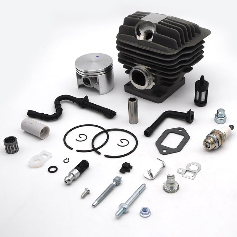 Części do kosiarki 52MM tłok cylindra filtr oleju opałowego linia regulator węża napinacz zestaw do Stihl 046 MS460 MS 460 ogród części zamienne piły łańcuchowej