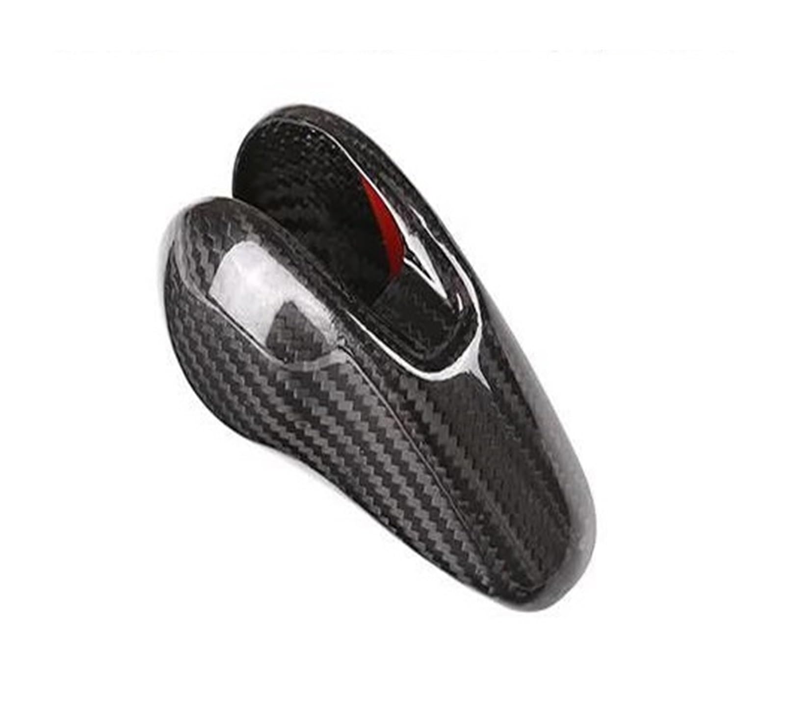 AHRPKAMERD Gear Shift Knob 1PCS for 718 911 for for Cayman for Boxster 2009-2021 Carbon Fiber Gear Shift Head Cover Trim Gear Stick Head(Black)