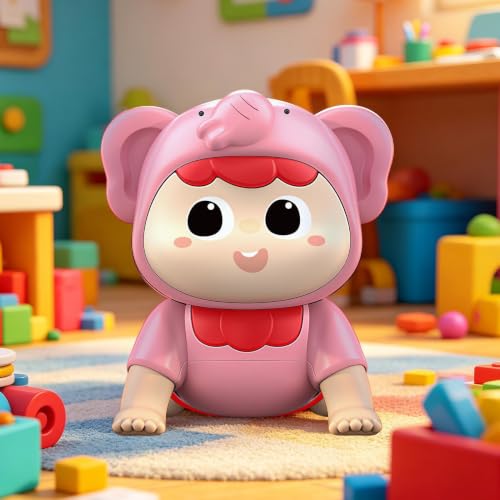 Muñeco de gateo musical para bebés que necesitan estímulo para gatear y jugar en casa 2