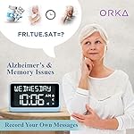 Voice-Recordable Extra-Large Medication Reminder Clock