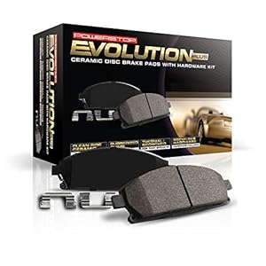 Power Stop 17-914, Z17 Front Ceramic Brake Pads with Hardware