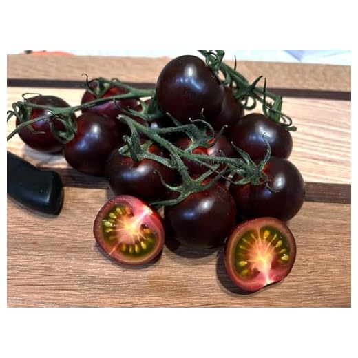 Tomate Blackball - Tiefdunkle Delikatesse mit intensivem Geschmack - 20 Samen