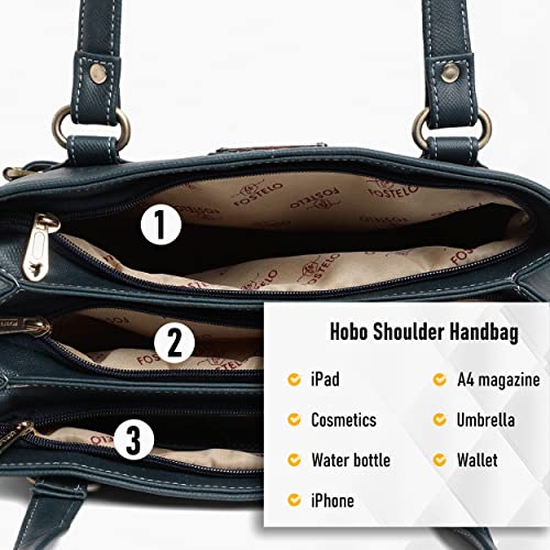 Image of Fostelo Women's Nightingale Satchel Tote Handbag for Women | Ladies Purse | Stylish Shoulder Bag | Gift For Women