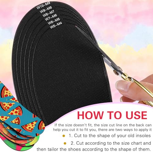 Image of 3 Pairs No Show Socks Sockless Shoe Liner Washable Barefoot Shoe Insoles No Slipping Inserts(Fruit Style)