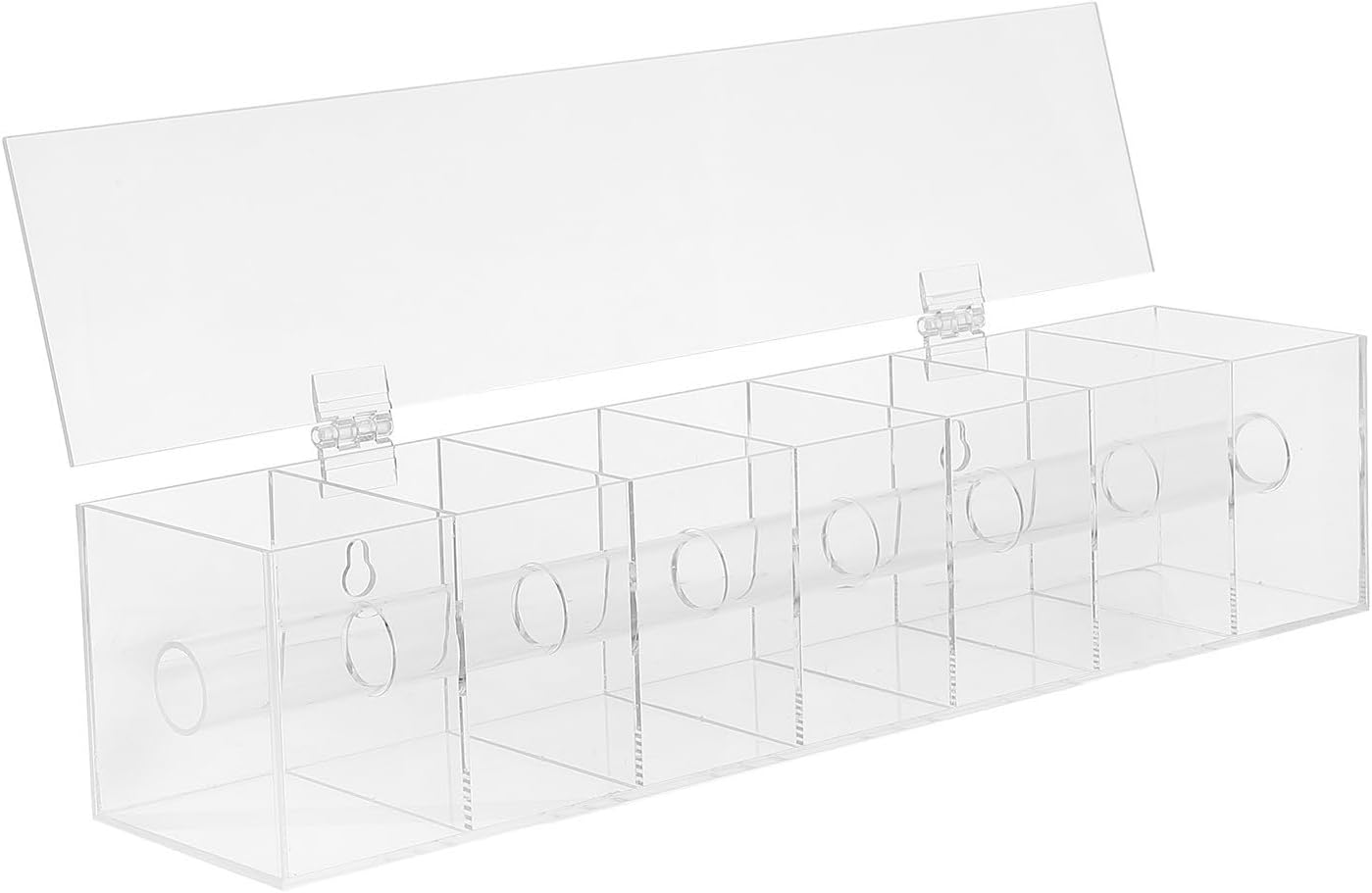 Acrylic Wall Mount Label Dispenser for Prep Stations