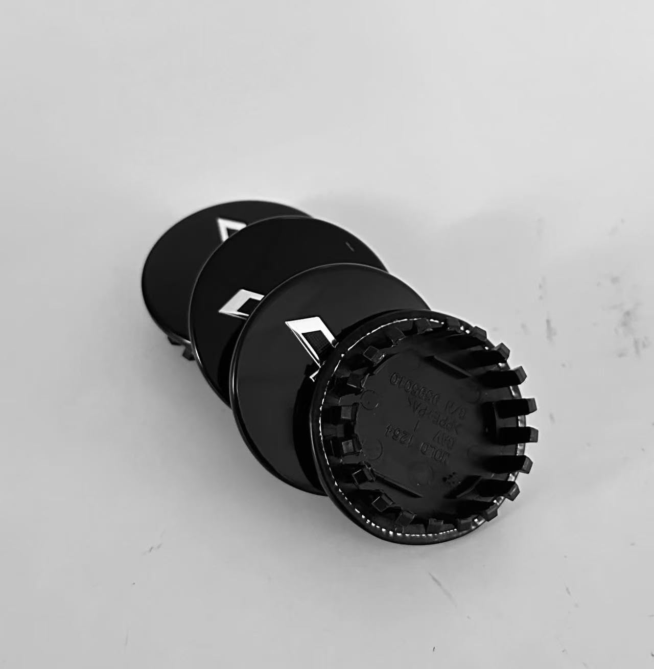 4X Wheel Hub Cap #23115617, 19332925 Black Center Cap 66mm/2.5'' for Blazer, Camaro, Colorado, Equinox, Traverse 2016-2024 CV066BBS