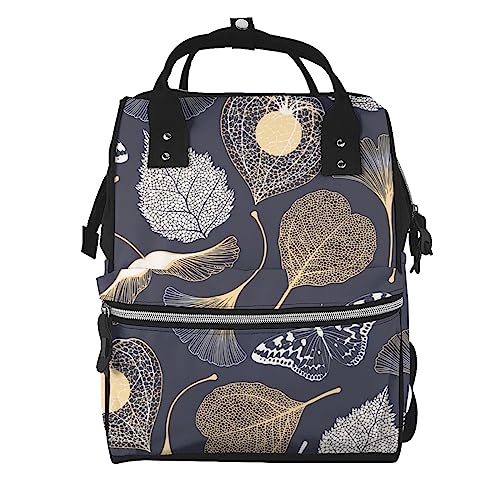 Sac à dos Ginkgo Biloba randonnée voyage multicolore unique