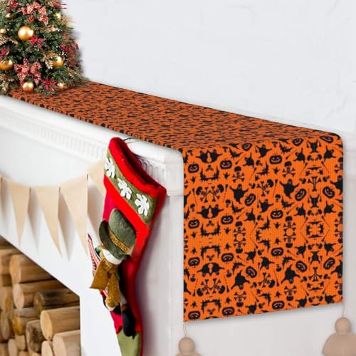 Chemin de table Halloween pour protéger et décorer votre table à manger facilement - 7