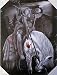 DGA Day of the Dead Native American Horse Stretched Wood Frame Canvas Wall Art 12x16 Inches - End of the Trail